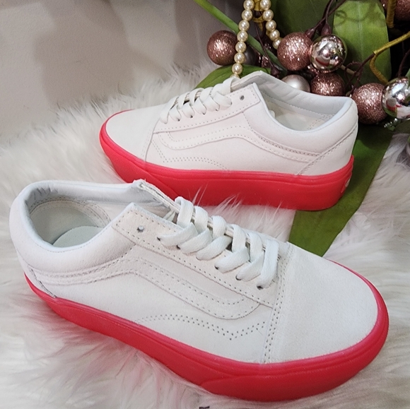 Vans UA Stackform sneakers in white with pink gum sole size5.5 new - Picture 4 of 10